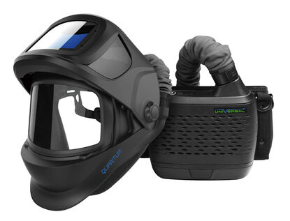 Quantum Helmet with Quantum PAPR kit bag complete