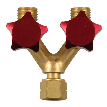 SWP Double Outlet Y-Piece with Valves