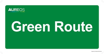 Show details for Green Route 600mm X 300mm