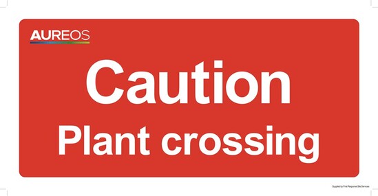 Picture of Caution - Plant Crossing 600mm X 300mm