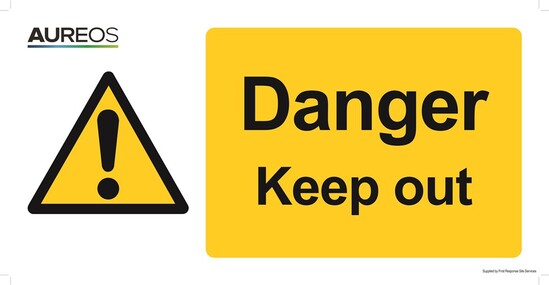 Picture of Danger - Keep Out 600mm X 300mm