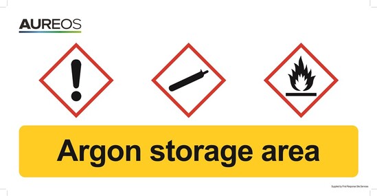 Picture of Argon storage area 600mm X 300mm
