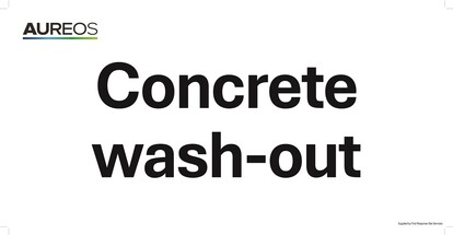 Show details for Concrete wash-out 600mm X 300mm