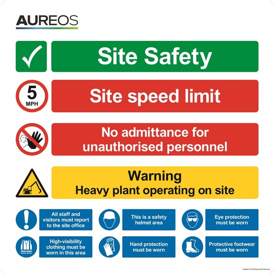 Picture of Site board 6 900mm x 900mm