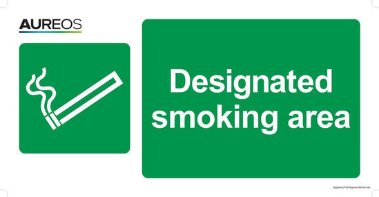 Picture of Designated Smoking Area 600mm X 300mm